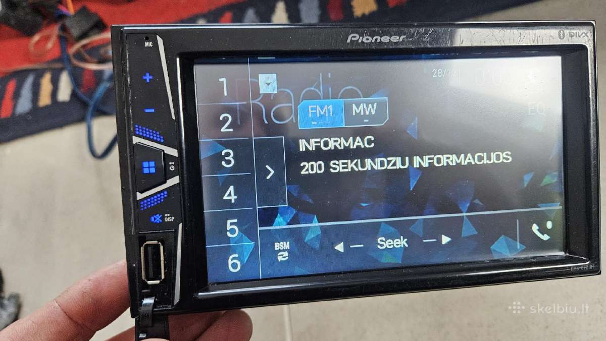 Parduodu pioneer 2dinbt-audio - nuotraukos Nr. 2