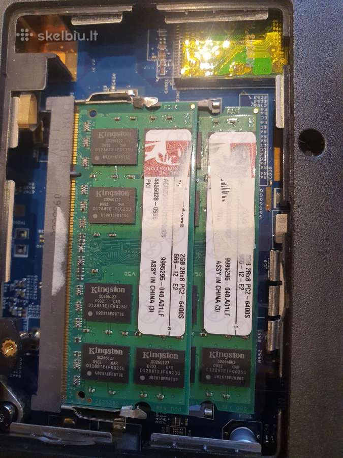 Laptopo atmintys ddr1, ddr2 , ddr3 , HDD, Cpu - nuotraukos Nr. 13