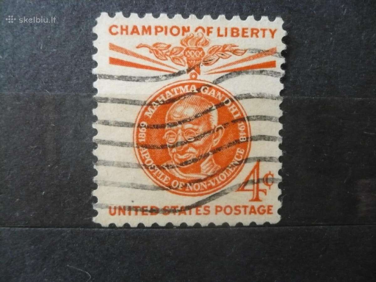 1961 m. Laisvės čempionas – Mahatma Gandhi