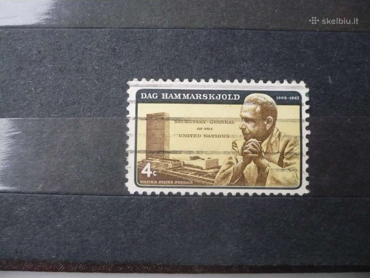 1962 Dag hammarskjold