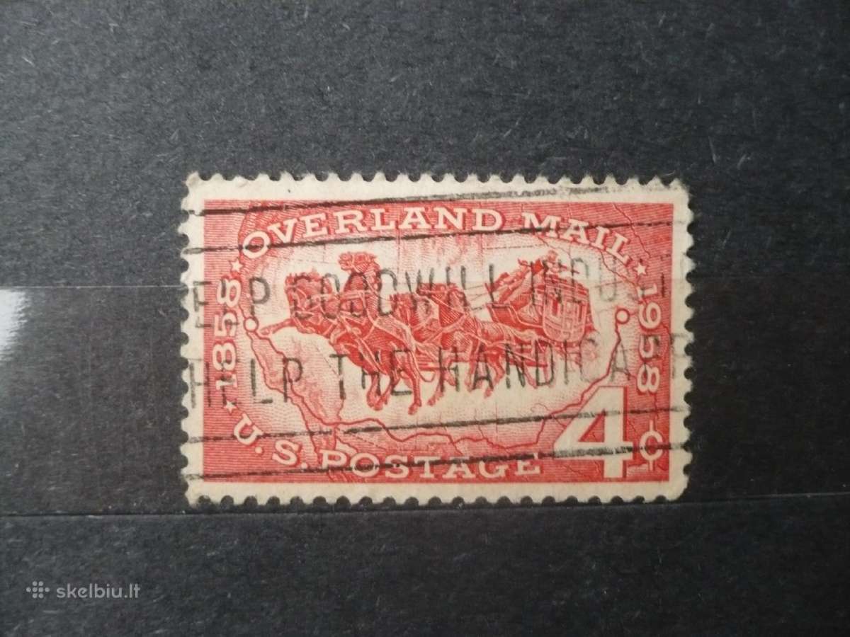 1958 m. Overland paštas
