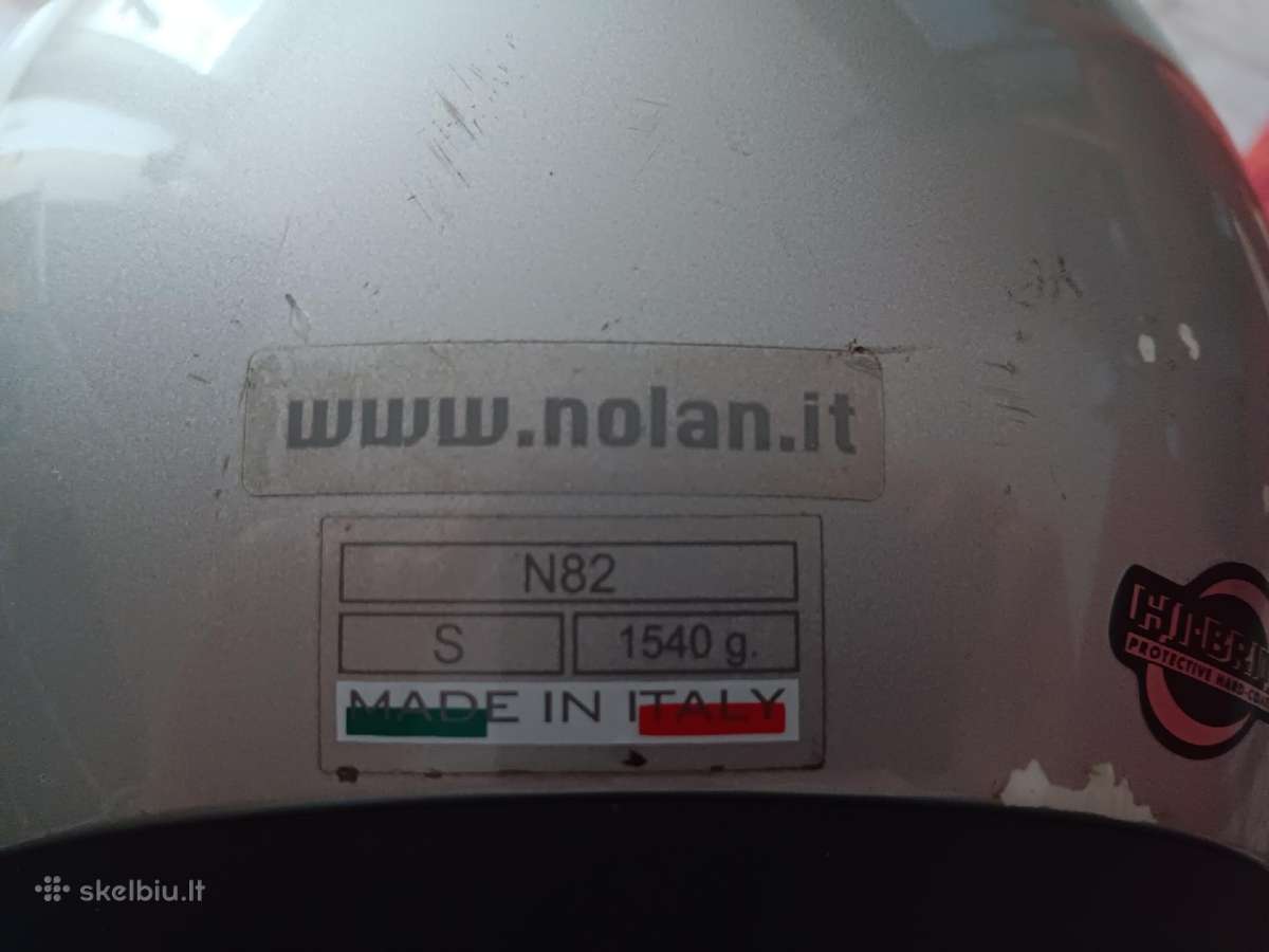 Naudotas Nolan šalmas S dydis - nuotraukos Nr. 4