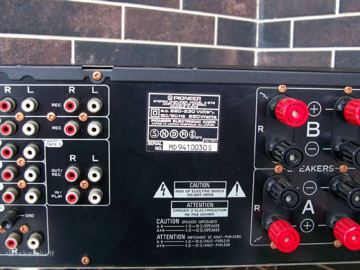 Pioneer Sa 8800. CX-7000. A 701r, 676. S-5pc. - nuotraukos Nr. 24