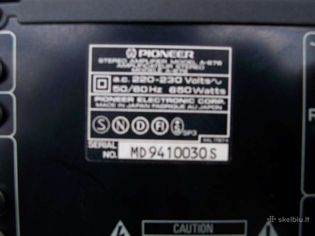Pioneer Sa 8800. CX-7000. A 701r, 676. S-5pc. - nuotraukos Nr. 25