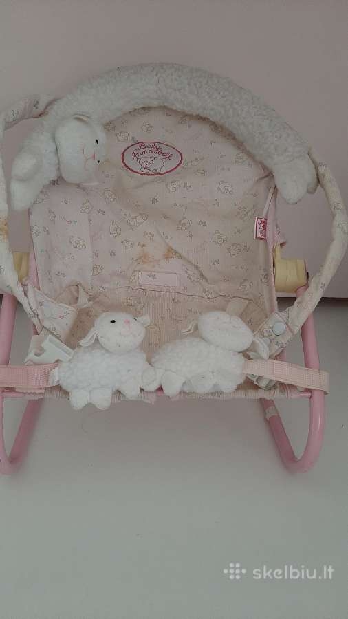 Baby annabel kėdute nešioklė su lėle - nuotraukos Nr. 3