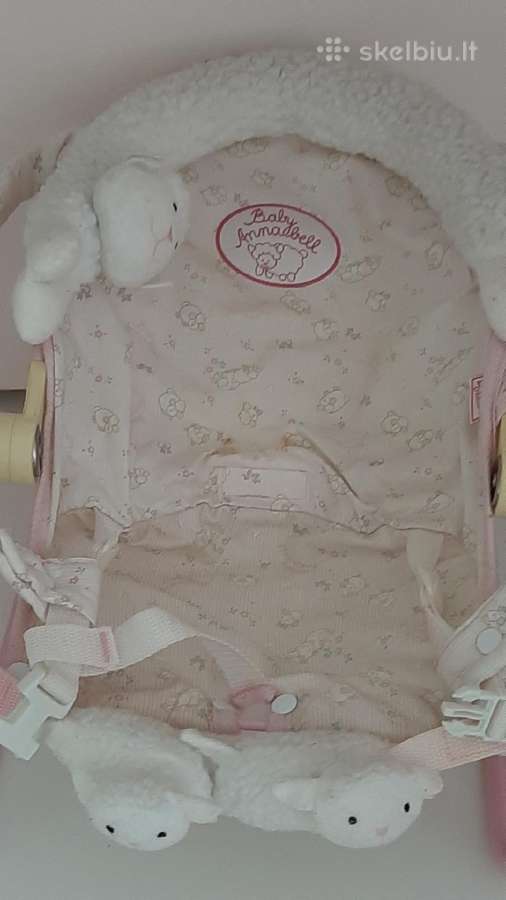 Baby annabel kėdute nešioklė su lėle - nuotraukos Nr. 8