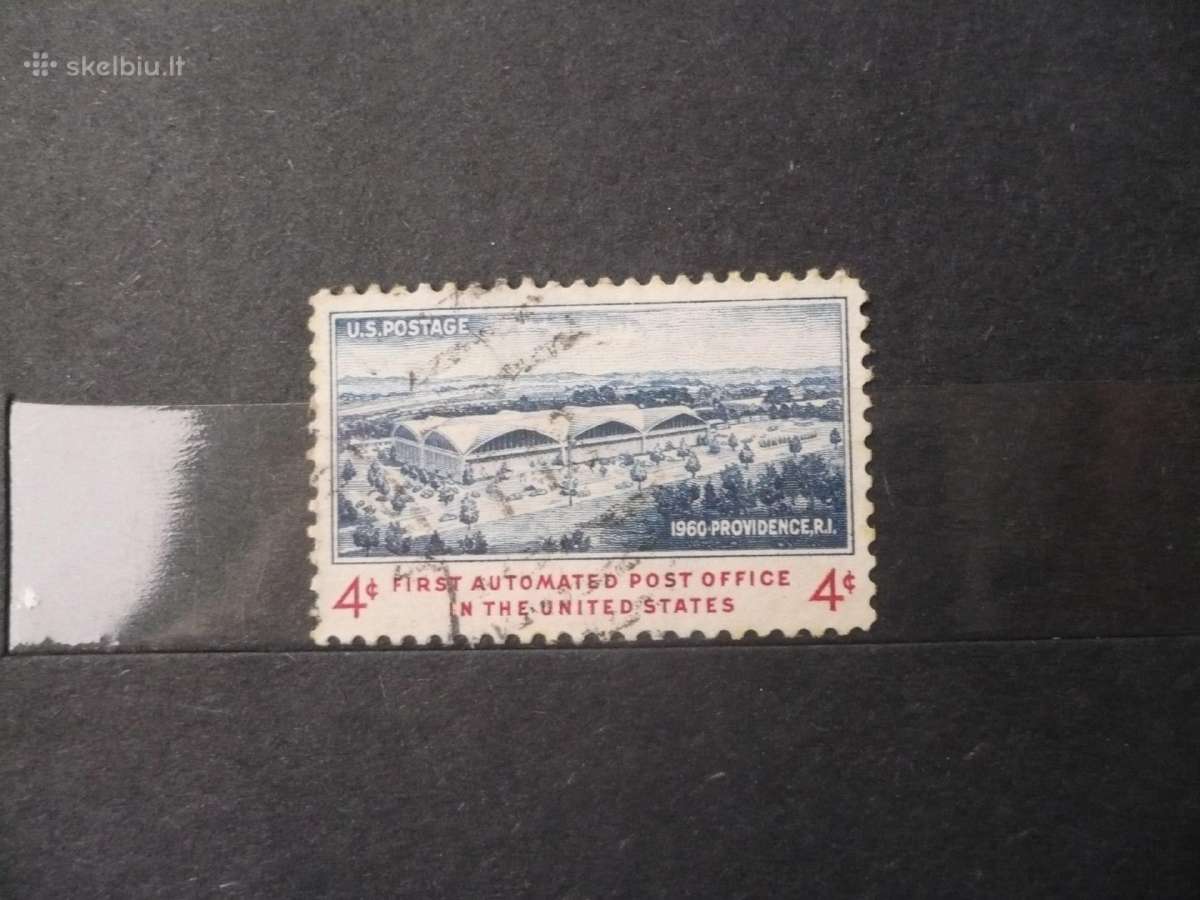 1960 m. Pirmasis automatizuotas paštas