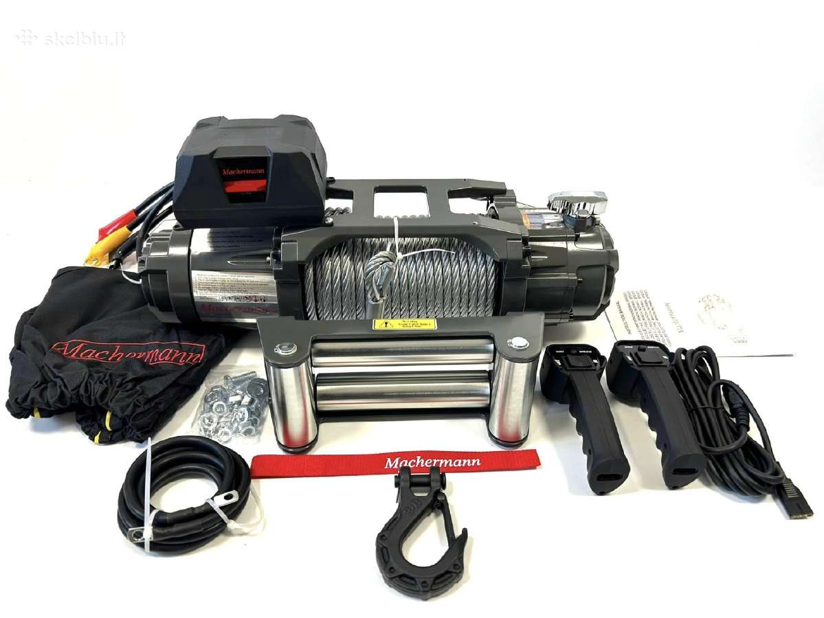 Elektrines gerves Machermann gerve 13500lb 12v 24v - nuotraukos Nr. 2