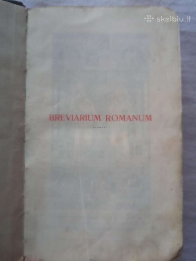 Breviarium romanum mažas 1935m germany - nuotraukos Nr. 2