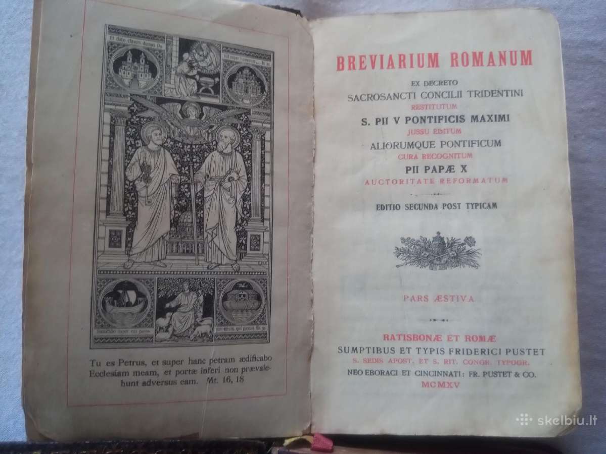 Breviarium romanum mažas 1935m germany - nuotraukos Nr. 3