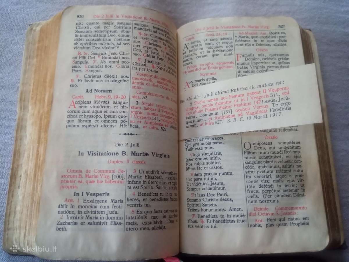 Breviarium romanum mažas 1935m germany - nuotraukos Nr. 6