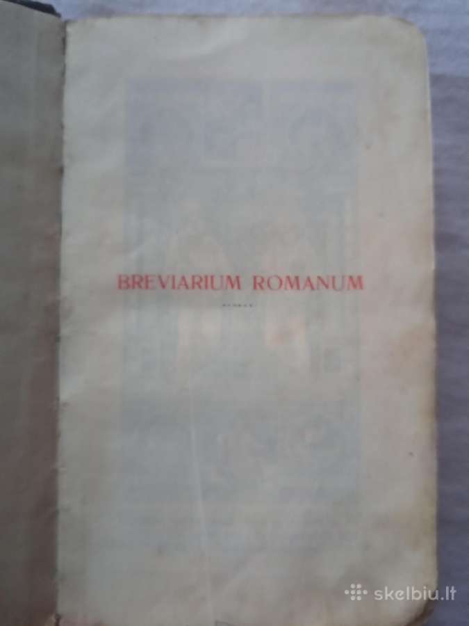 Breviarium romanum mažas 1935m germany - nuotraukos Nr. 13