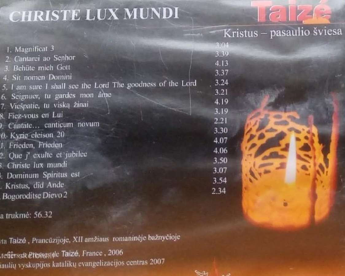 *Taize CD 2006 metai - nuotraukos Nr. 9