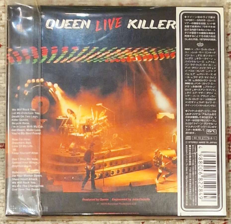 Queen Live Killers 2cd - nuotraukos Nr. 2