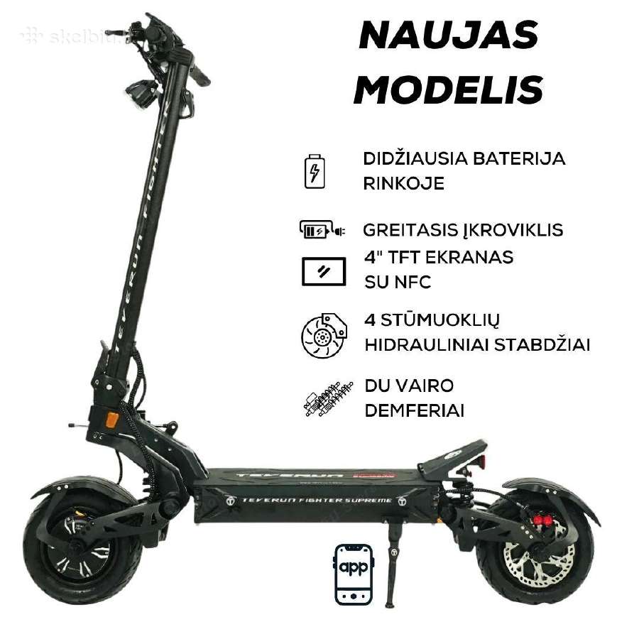 Teverun elektriniai paspirtukai Lietuvoje - nuotraukos Nr. 5