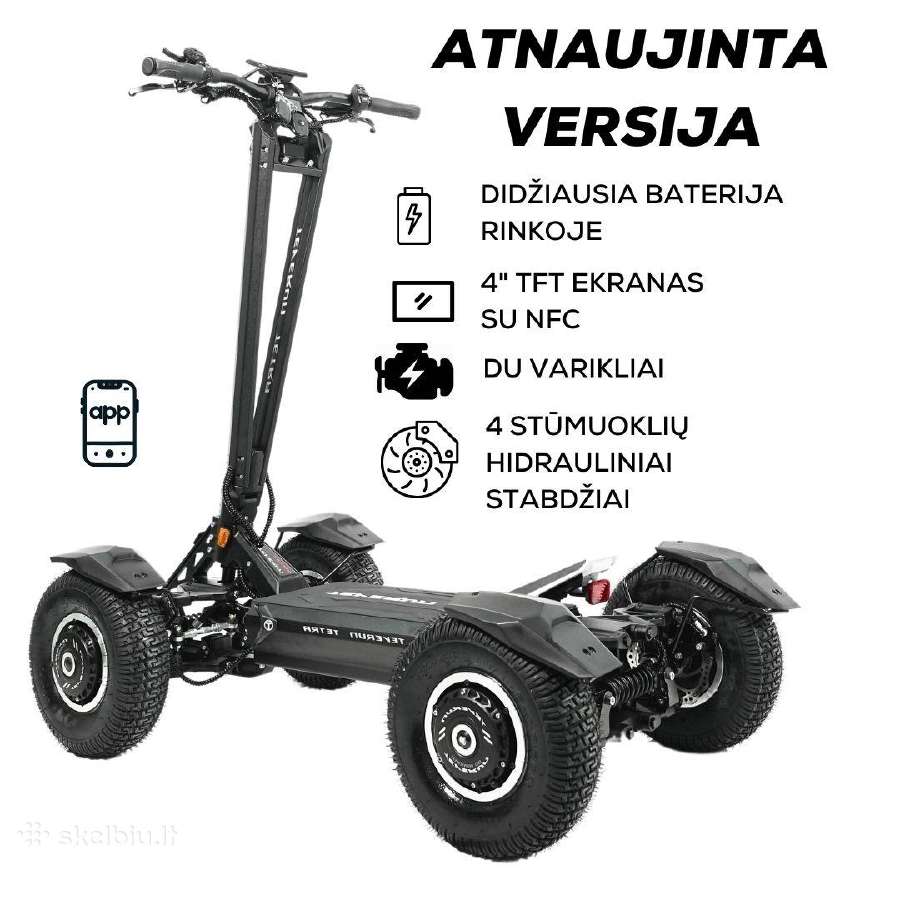 Teverun elektriniai paspirtukai Lietuvoje - nuotraukos Nr. 7