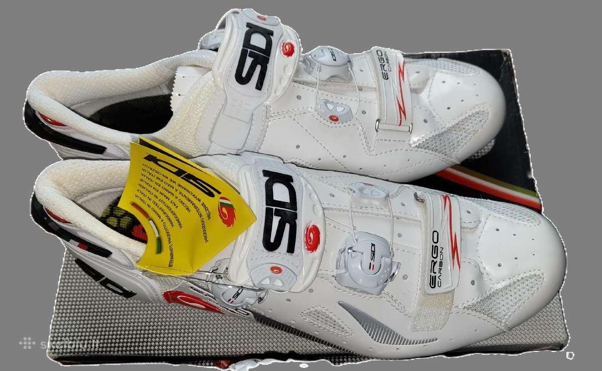 Sidi Ergo 4 Carbon Comp balti batai 44 ir 45 dydis