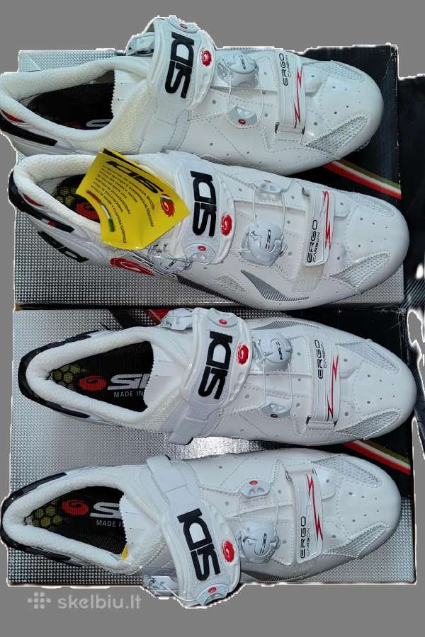 Sidi Ergo 4 Carbon Comp balti batai 45 dydis - nuotraukos Nr. 5