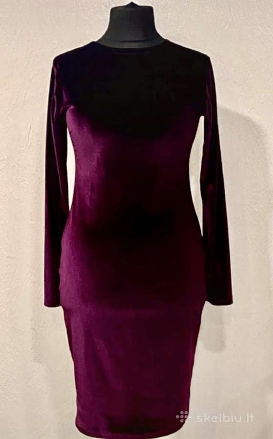 Veliūrinė suknelė M