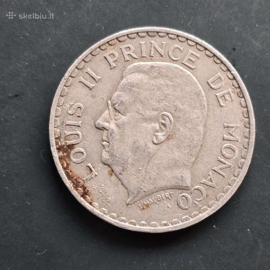 Monakas 1945 5 Francs AL