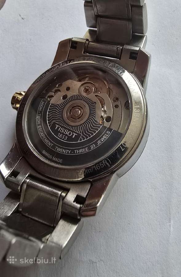 Tissot Powermatic 80. Titanium. Pearl white dial. - nuotraukos Nr. 2