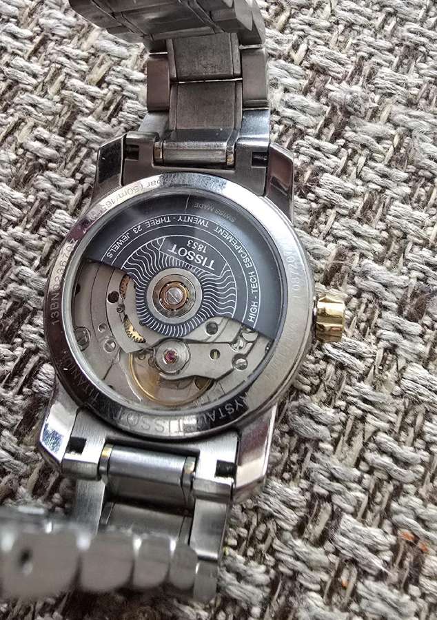 Tissot Powermatic 80. Titanium. Pearl white dial. - nuotraukos Nr. 4