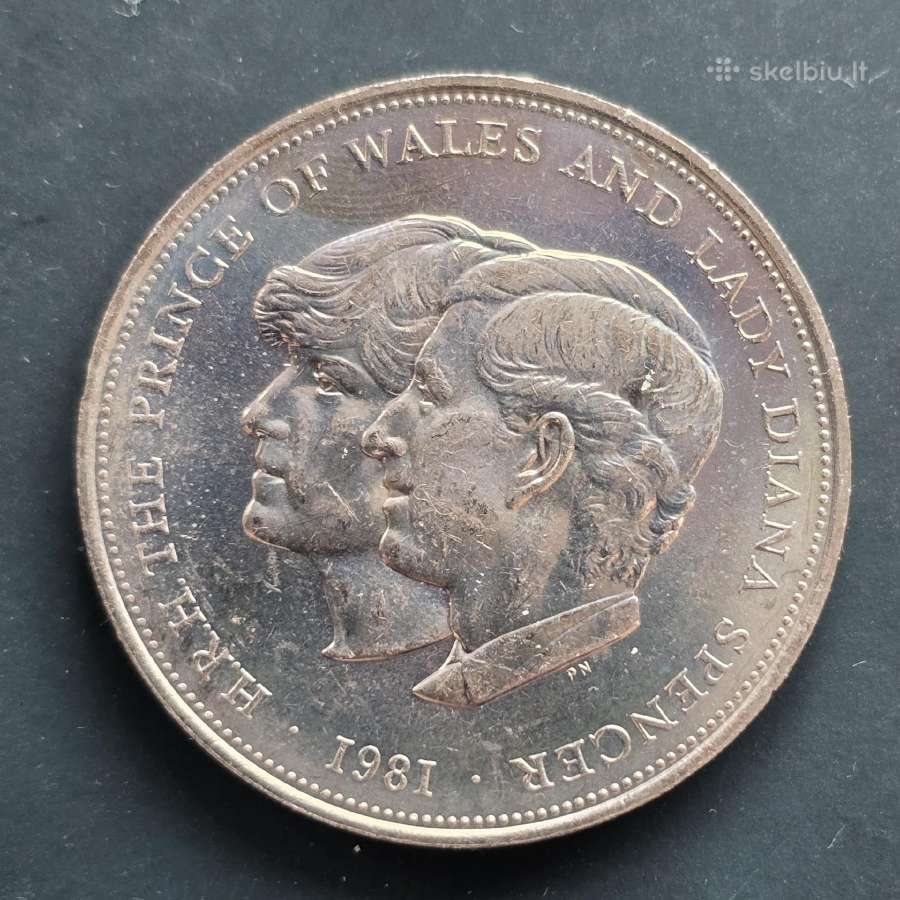 D.britanija 1981 25 pence Čarzo ir Dianos vestuves