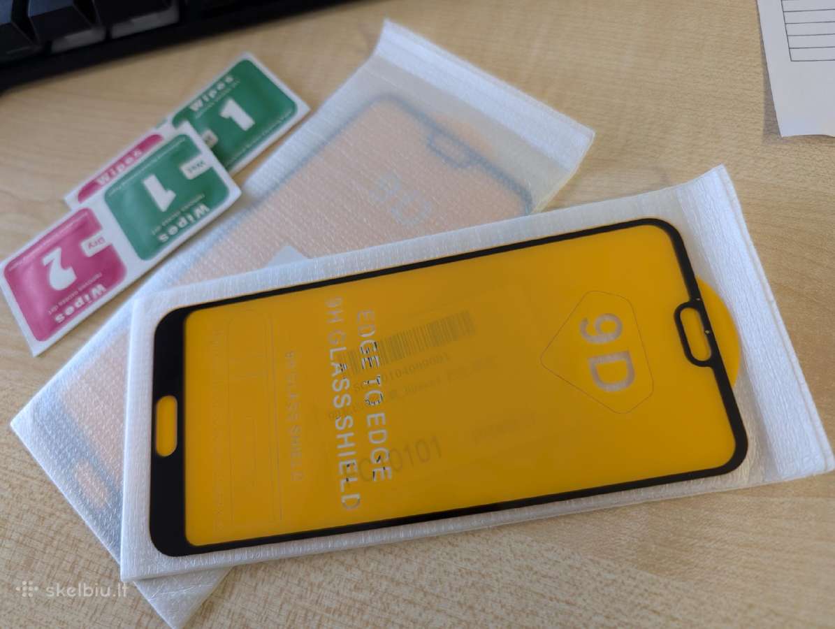Huawei P20 apsauginis stiklas už 2vnt -> 5euro