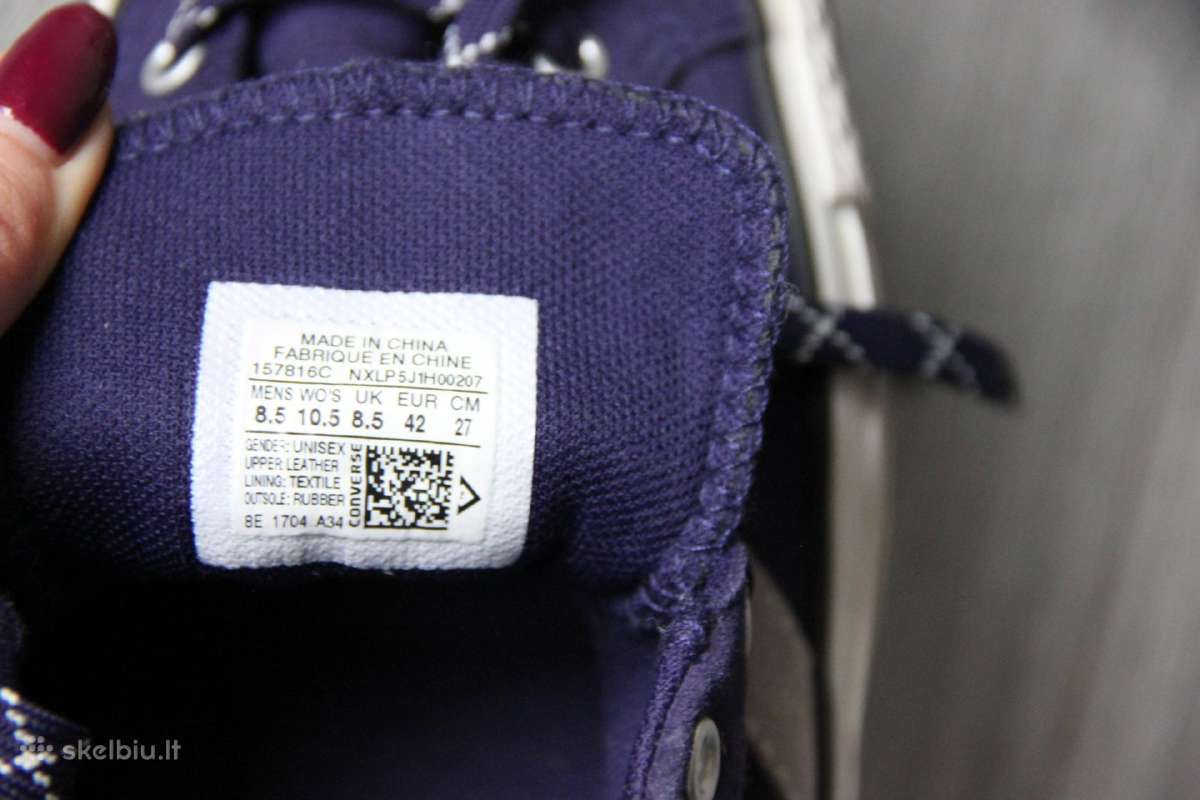 Converse 42 unisex odiniai - nuotraukos Nr. 6