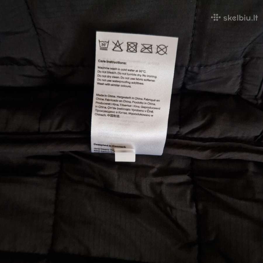 Juoda Rains bomber stiliaus striukė - nuotraukos Nr. 6