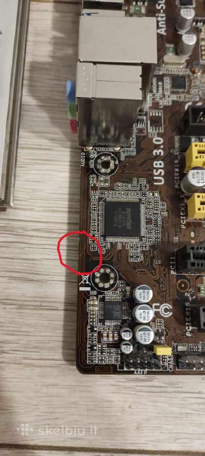 *Turi defektą/netikrinta* Asus B85m-e Lga1150 - nuotraukos Nr. 3