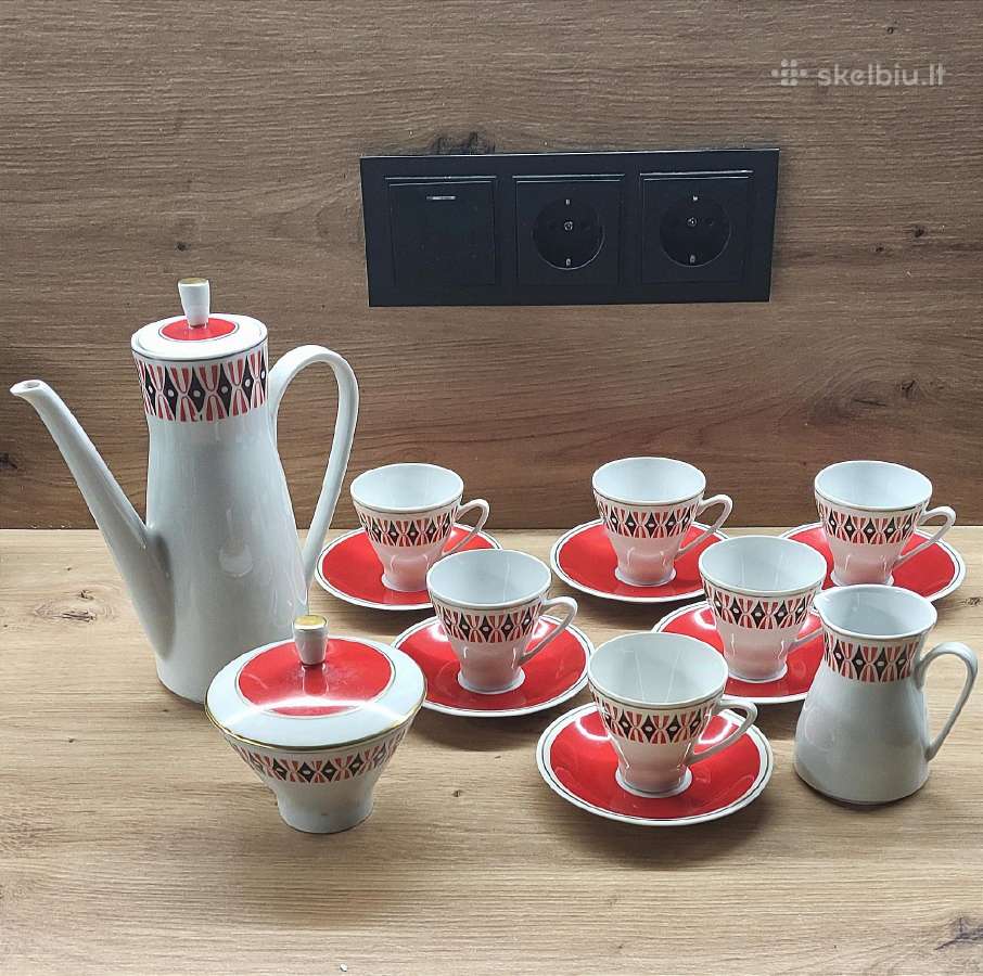 Arbatos kavos rinkinys/servizas Freiberger 1960gdr