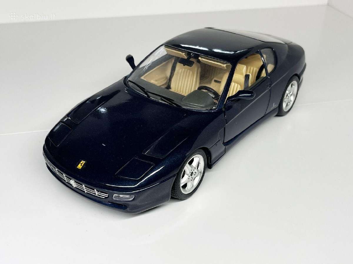 Metalinis Ferrari 456 Gt atsidaro visos dalys 1:18 - nuotraukos Nr. 4