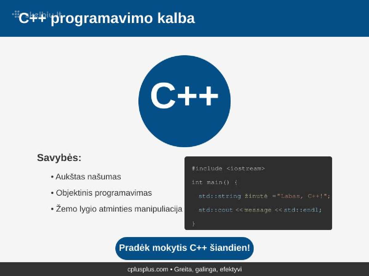 Programavimas, informatika