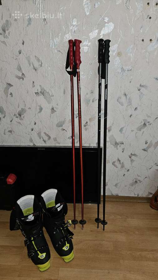 Slidžių lazdos 130 cm ir kita įranga. - nuotraukos Nr. 2