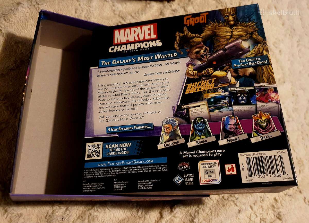 Dežutė / box "Marvel Champions The Galaxy's Most" - nuotraukos Nr. 2