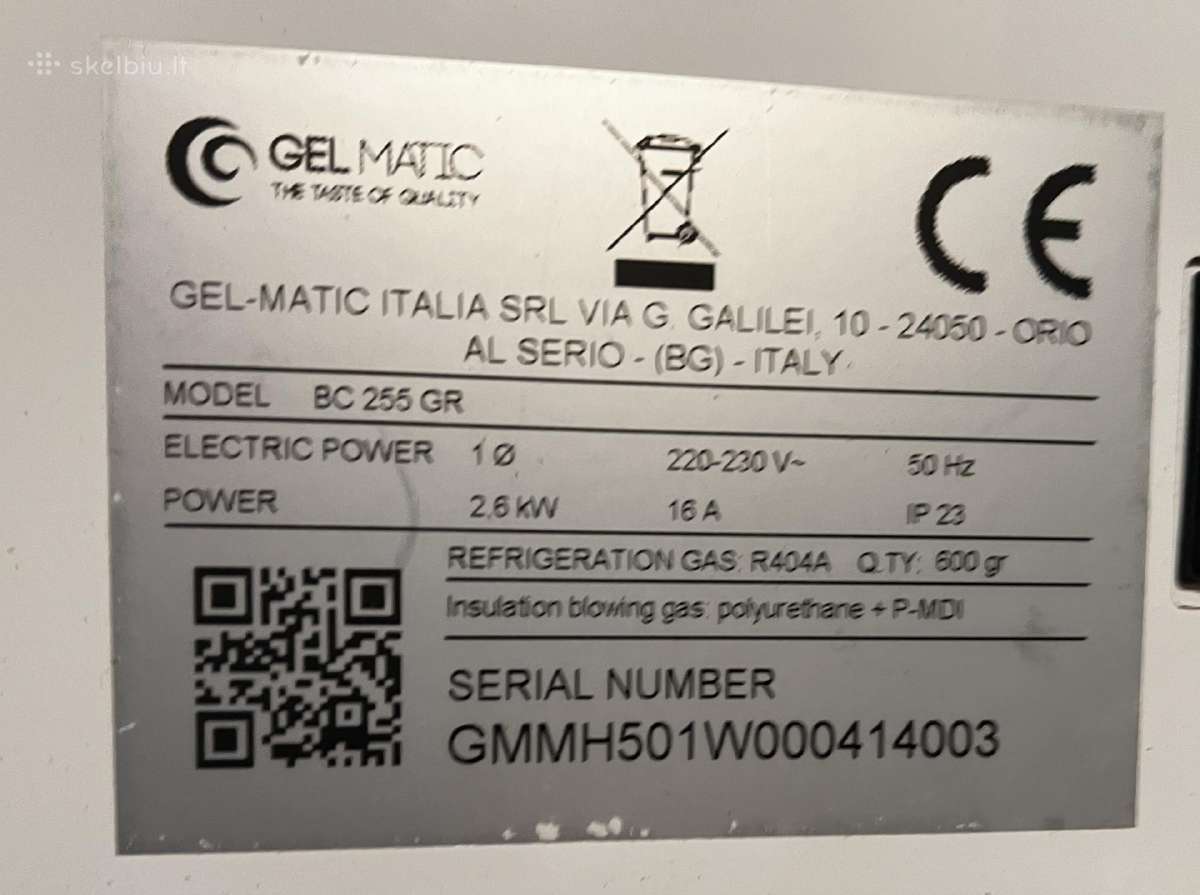 Gelmatic šaldyto jogurto aparatai - nuotraukos Nr. 7