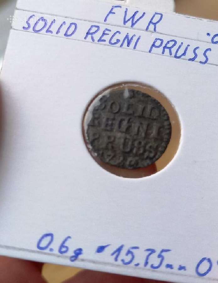 Vokietija- Prūsija 1720 1 šilingas (sidabras)