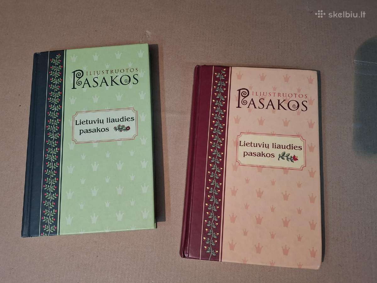 Lietuviu liaudies pasakos - 2 knygos 2001m - nuotraukos Nr. 3