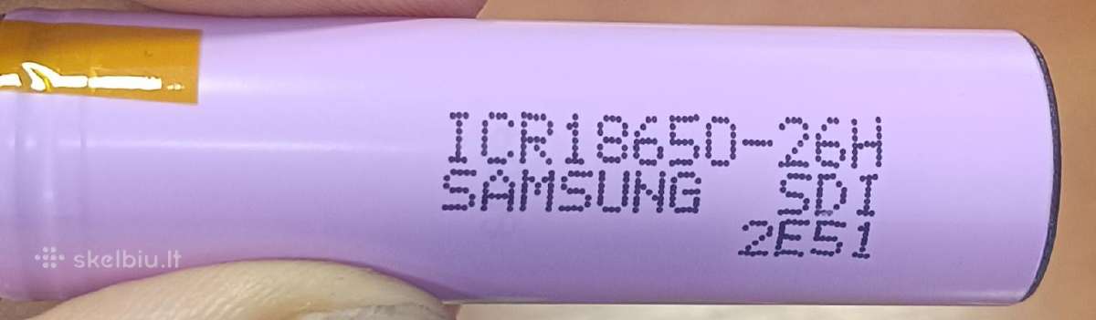 Li-ion Battery 2600mah - nuotraukos Nr. 3