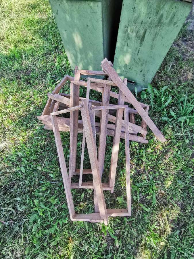 Bičių rėmeliai ir dūminė