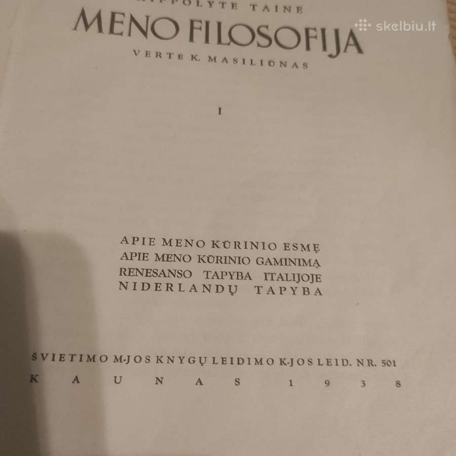Knygos Meno filosofija - nuotraukos Nr. 3