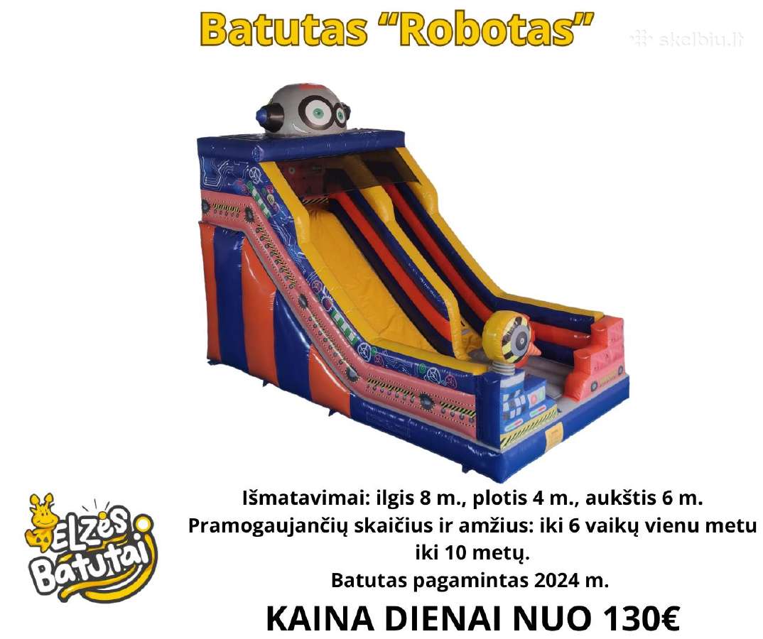 Pripučiamų batutų nuoma Kaune ir Kauno r. - nuotraukos Nr. 2