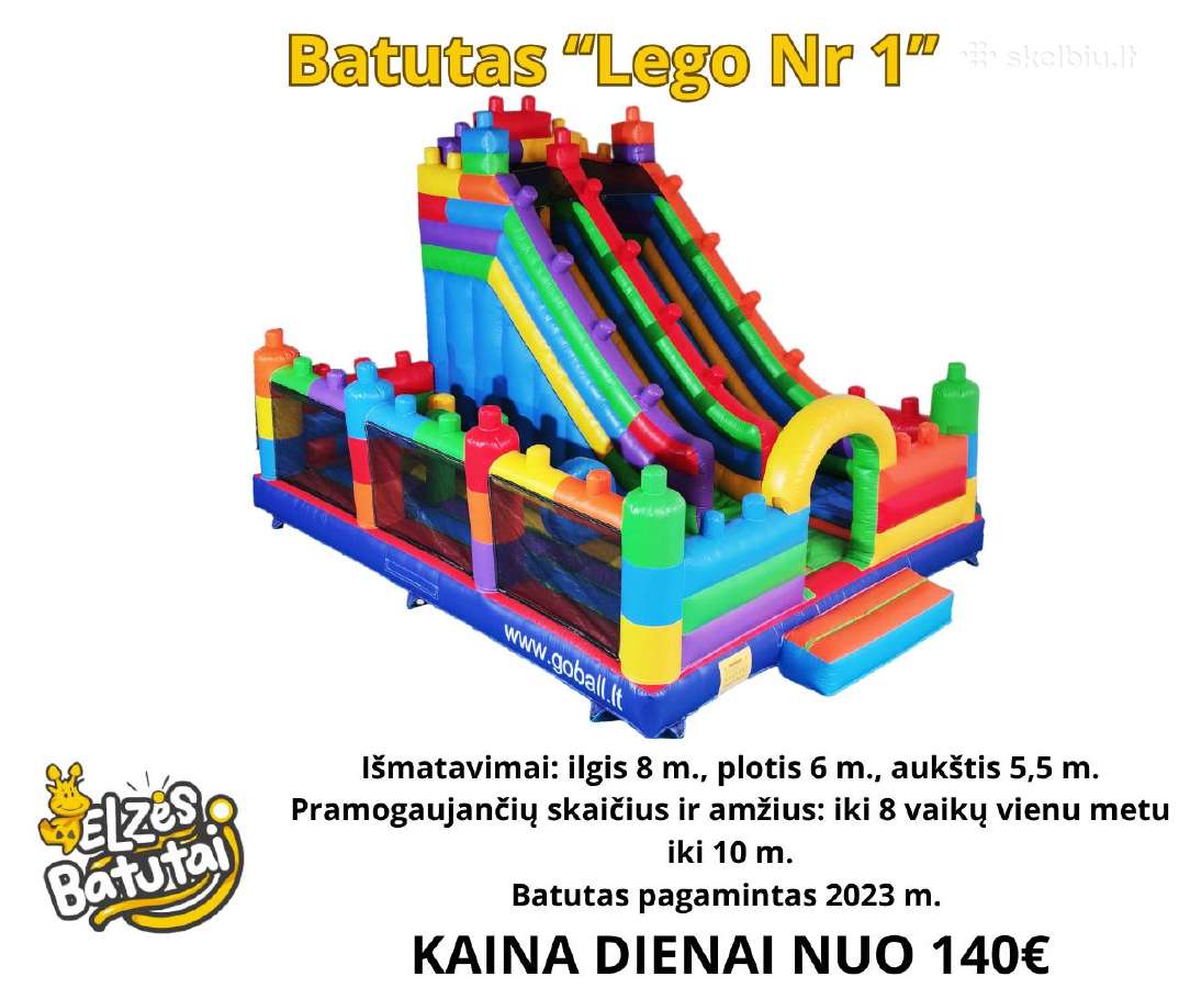 Pripučiamų batutų nuoma Kaune ir Kauno r. - nuotraukos Nr. 3