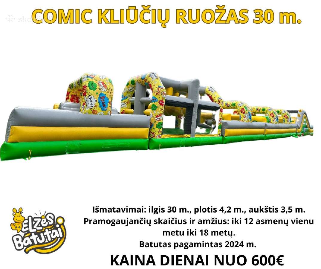 Pripučiamų batutų nuoma Kaune ir Kauno r. - nuotraukos Nr. 8