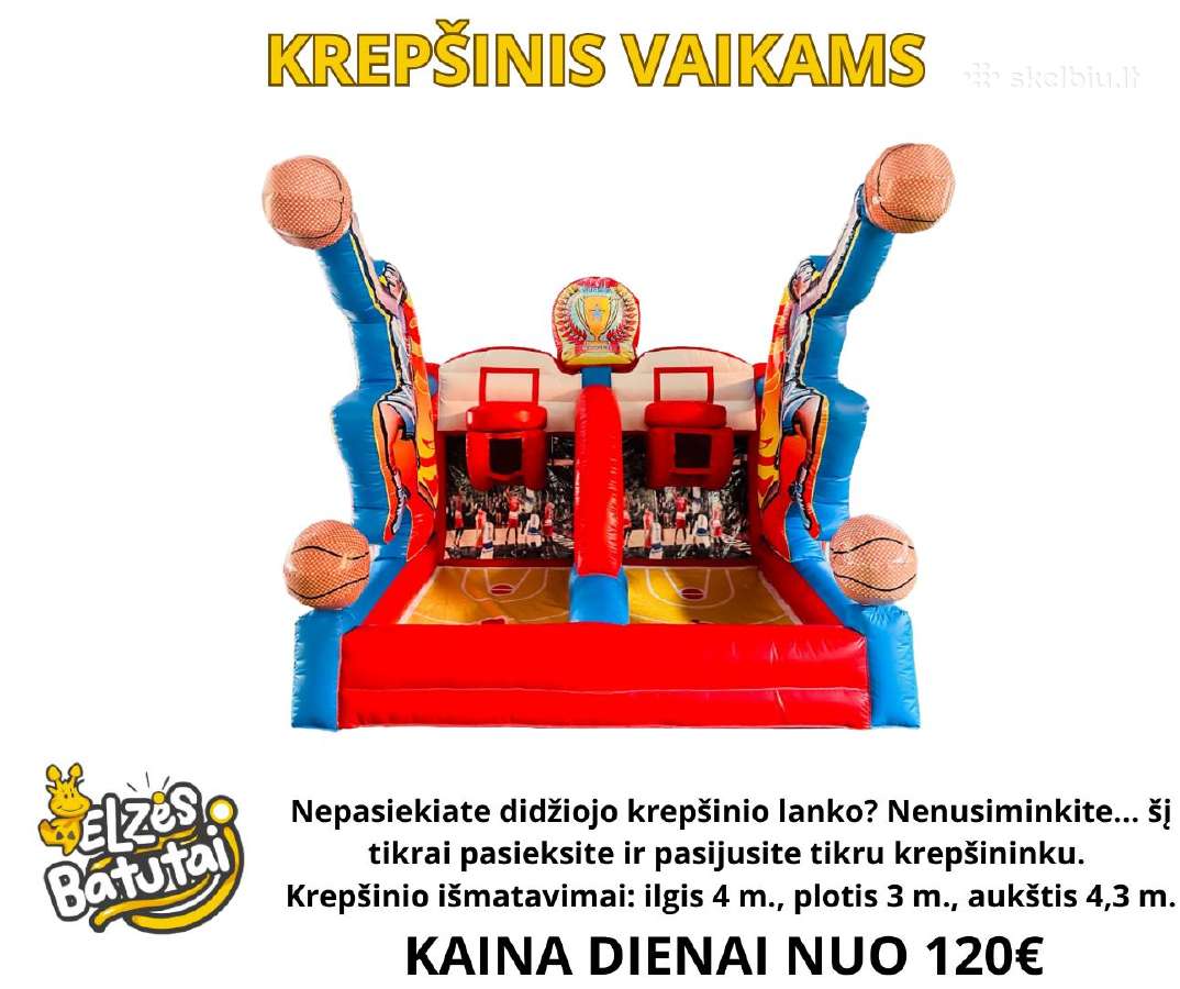 Pripučiamų batutų nuoma Kaune ir Kauno r. - nuotraukos Nr. 11