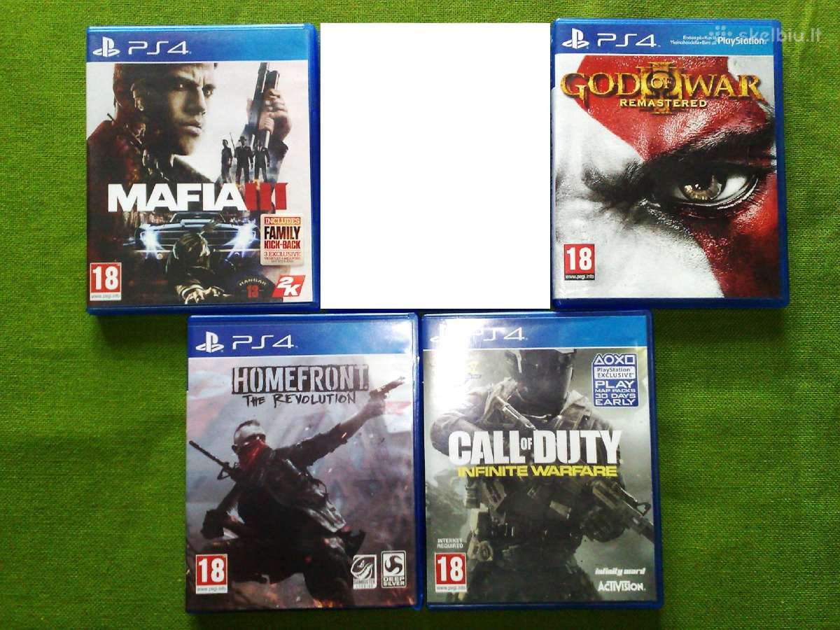 Žaidimai Ps4 praktiškai nauji