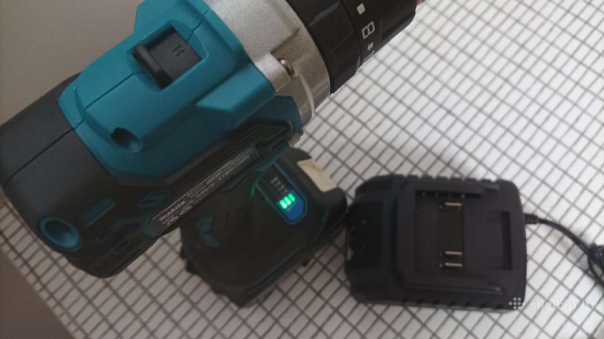 Makita suktukas Ddf 487, baterija, pakrovėjas - nuotraukos Nr. 7