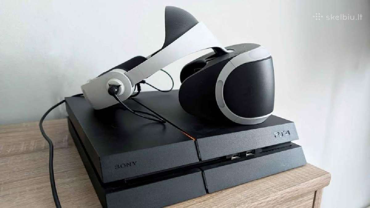 Playstation 4 1tb su Playstation Vr ir žaidimais
