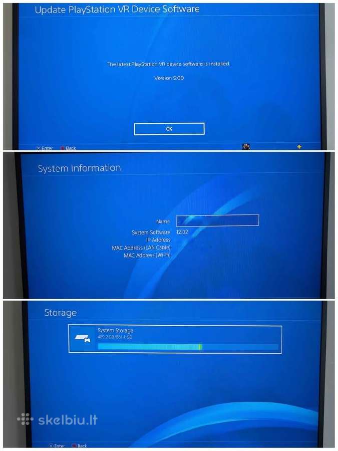 Playstation 4 1tb su Playstation Vr ir žaidimais - nuotraukos Nr. 3